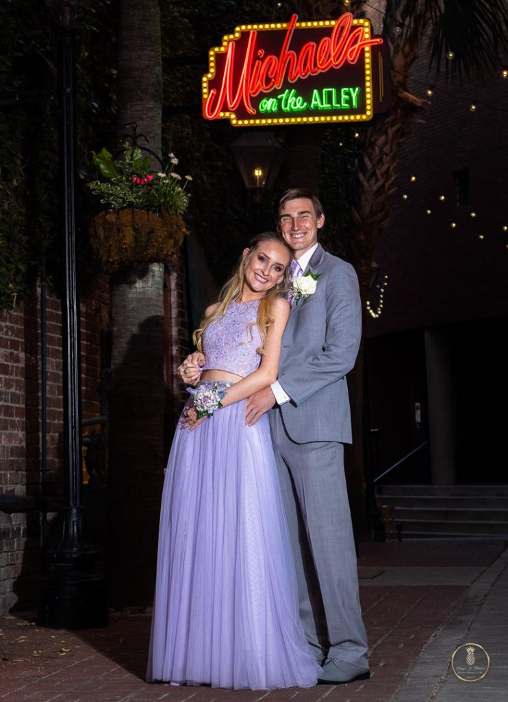 Prom Portrait Downtown Charleston by Brisson Imagery