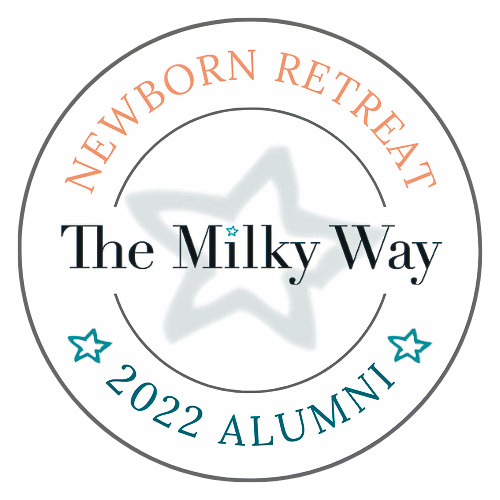 Award Badge From the Milky Way Newborn Photographer training program