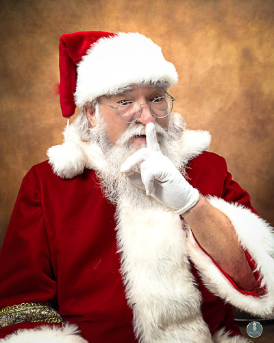 Pete Denshaw playing Santa Clause for Brisson Imagery. LLC